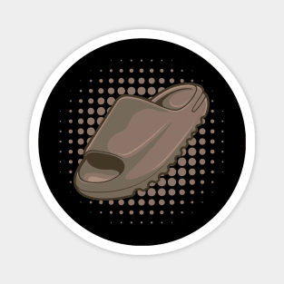 Slide Earth Brown Clog Shoes Magnet